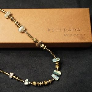Silpada N1729 Bronze Glass Necklace
